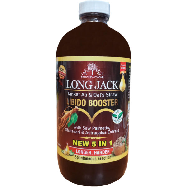 Essential Palace Organic Long Jack With Tankat Ali and Oat’s Straw 5 IN 1 16 OZ Front